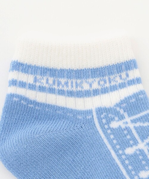 組曲(クミキョク)の「【11-15㎝】スニーカー ソックス(ソックス/靴下・キッズ・レッド系/サックスブルー系・X-SMALL/SMALL)」の3枚目の写真