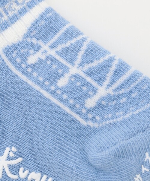 組曲(クミキョク)の「【11-15㎝】スニーカー ソックス(ソックス/靴下・キッズ・レッド系/サックスブルー系・X-SMALL/SMALL)」の5枚目の写真