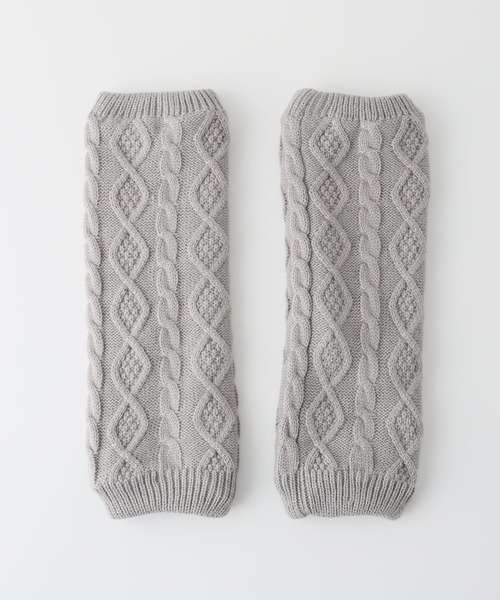 新品6，380円【ジャックバニー 】レッグウォーマー グレー ジャックバニー JB ファー切替ロゴワッペン中綿レッグウォーマー