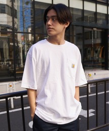【Carhartt/カーハート】ルーズフィットヘビーウェイトショートスリーブ ポケット付き 半袖Tシャツ K87
