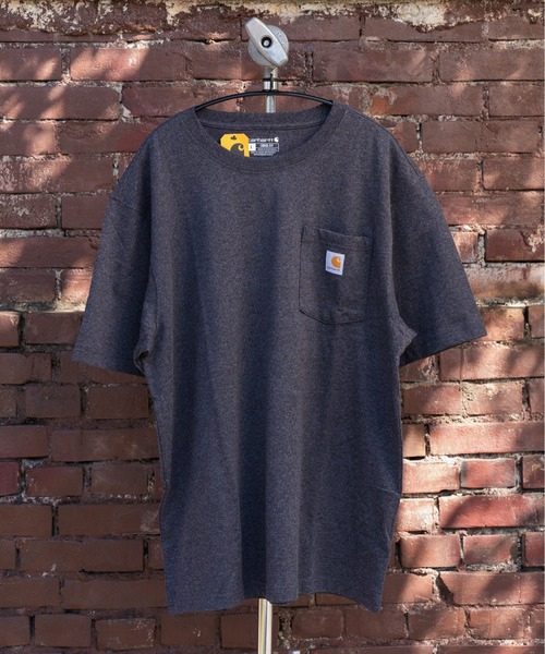 Carhartt(カーハート)の「【Carhartt/カーハート】ルーズフィットヘビーウェイトショートスリーブ ポケット付き 半袖Tシャツ K87(Tシャツ/カットソー・メンズ・ホワイト/チャコール/ブラック/ネイビー・L/M)」の3枚目の写真
