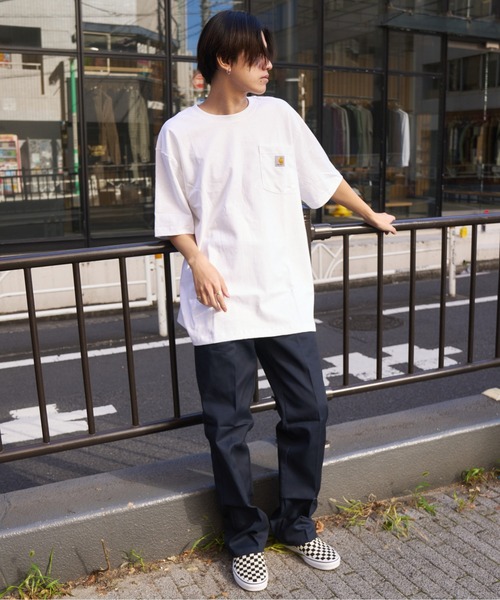 Carhartt(カーハート)の「【Carhartt/カーハート】ルーズフィットヘビーウェイトショートスリーブ ポケット付き 半袖Tシャツ K87(Tシャツ/カットソー・メンズ・ホワイト/チャコール/ブラック/ネイビー・L/M)」の10枚目の写真