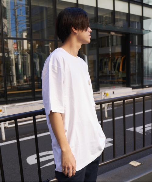 Carhartt(カーハート)の「【Carhartt/カーハート】ルーズフィットヘビーウェイトショートスリーブ ポケット付き 半袖Tシャツ K87(Tシャツ/カットソー・メンズ・ホワイト/チャコール/ブラック/ネイビー・L/M)」の9枚目の写真