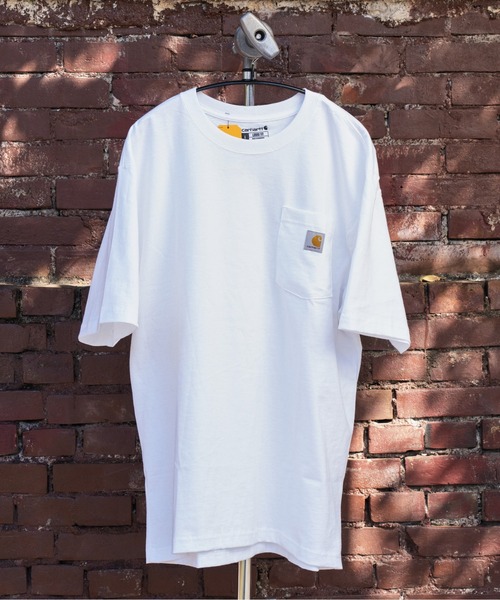 Carhartt(カーハート)の「【Carhartt/カーハート】ルーズフィットヘビーウェイトショートスリーブ ポケット付き 半袖Tシャツ K87(Tシャツ/カットソー・メンズ・ホワイト/チャコール/ブラック/ネイビー・L/M)」の13枚目の写真