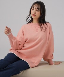 ◆【セットアップ可】オーバーサイズ バックロゴニット