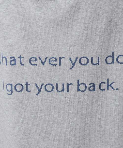 Cutie Blonde（キューティーブロンド）の「◆【セットアップ可】オーバーサイズ バックロゴニット（ニット/セーター・レディース・オレンジ/グレー/チャコールグレー/アイボリー・00）」の9枚目の写真