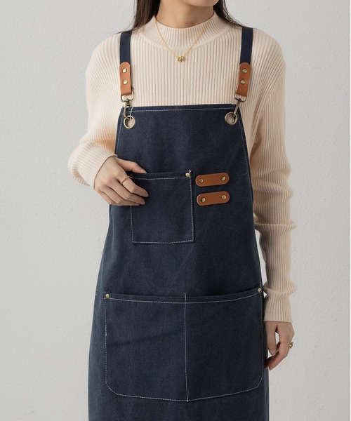 MAISON DE THERESE（メゾン ド テレーズ）の「ツールボックス ワークエプロン 男女兼用（エプロン・レディース・H/J/I/F/D/E/B/G/A/C・FREE）」の11枚目の写真