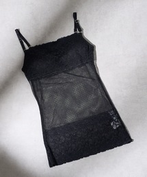 【SETUP7】レースキャミソール カップ付きインナー ブラトップ KNF049