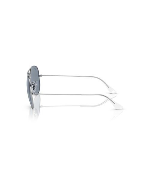 Ray-Ban(レイバン)の「Ray-Ban レイバン サングラス AVIATOR LARGE METAL 0RB302555003/02(偏光レンズ)(サングラス・メンズ・シルバー×ブルー・55)」の2枚目の写真