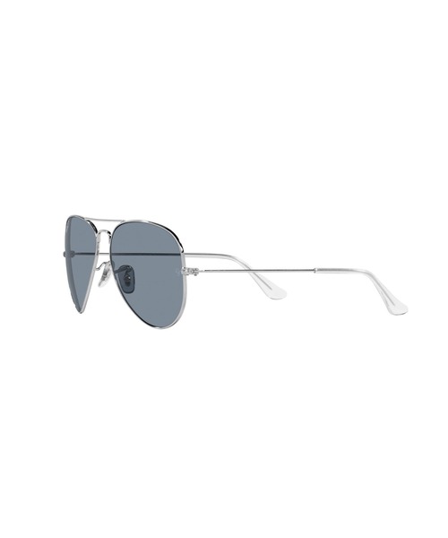Ray-Ban(レイバン)の「Ray-Ban レイバン サングラス AVIATOR LARGE METAL 0RB302555003/02(偏光レンズ)(サングラス・メンズ・シルバー×ブルー・55)」の11枚目の写真