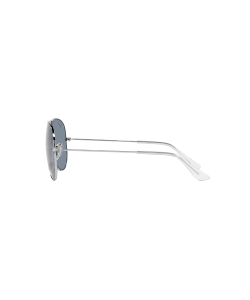 Ray-Ban(レイバン)の「Ray-Ban レイバン サングラス AVIATOR LARGE METAL 0RB302555003/02(偏光レンズ)(サングラス・メンズ・シルバー×ブルー・55)」の9枚目の写真