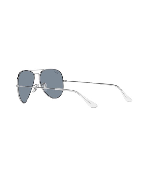 Ray-Ban(レイバン)の「Ray-Ban レイバン サングラス AVIATOR LARGE METAL 0RB302555003/02(偏光レンズ)(サングラス・メンズ・シルバー×ブルー・55)」の20枚目の写真