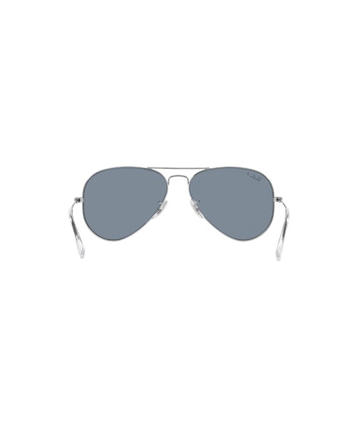 Ray-Ban(レイバン)の「Ray-Ban レイバン サングラス AVIATOR LARGE METAL 0RB302555003/02(偏光レンズ)(サングラス・メンズ・シルバー×ブルー・55)」の7枚目の写真