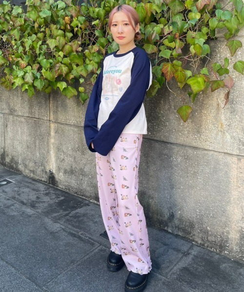 Candy Stripper（キャンディストリッパー）の「BABY KITTENS WAFFLE パンツ（その他パンツ・レディース・ピンク/アイボリー/ブラック・2）」の4枚目の写真