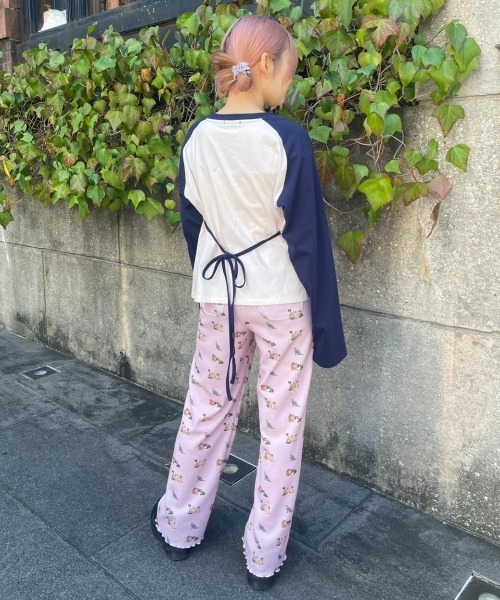 Candy Stripper（キャンディストリッパー）の「BABY KITTENS WAFFLE パンツ（その他パンツ・レディース・ピンク/アイボリー/ブラック・2）」の5枚目の写真