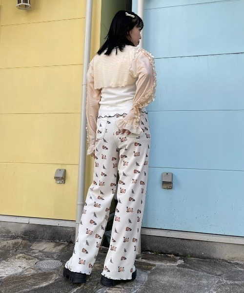 Candy Stripper（キャンディストリッパー）の「BABY KITTENS WAFFLE パンツ（その他パンツ・レディース・ピンク/アイボリー/ブラック・2）」の7枚目の写真