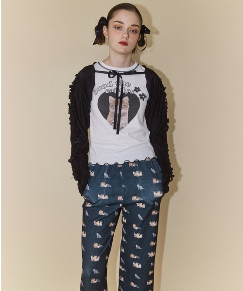 Candy Stripper（キャンディストリッパー）の「BABY KITTENS WAFFLE パンツ（その他パンツ・レディース・ピンク/アイボリー/ブラック・2）」の22枚目の写真