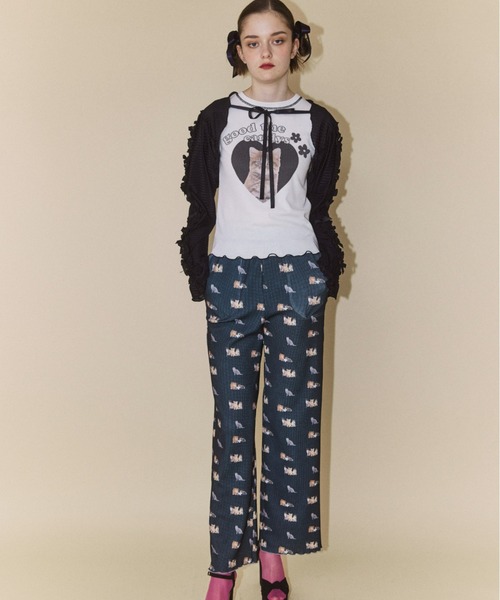 Candy Stripper（キャンディストリッパー）の「BABY KITTENS WAFFLE パンツ（その他パンツ・レディース・ピンク/アイボリー/ブラック・2）」の20枚目の写真