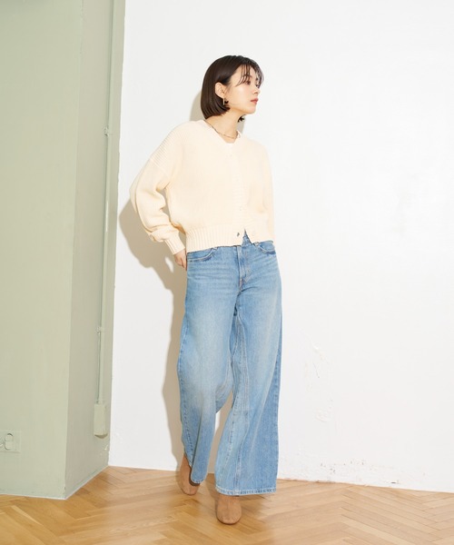 Levi's（リーバイス）の「【WEB限定】Levi's/リーバイス 94 BAGGY WIDE LEG（デニムパンツ・レディース・ライトブルー/ブラック・28inch/24inch/25inch/26inch/27inch/23inch）」の11枚目の写真