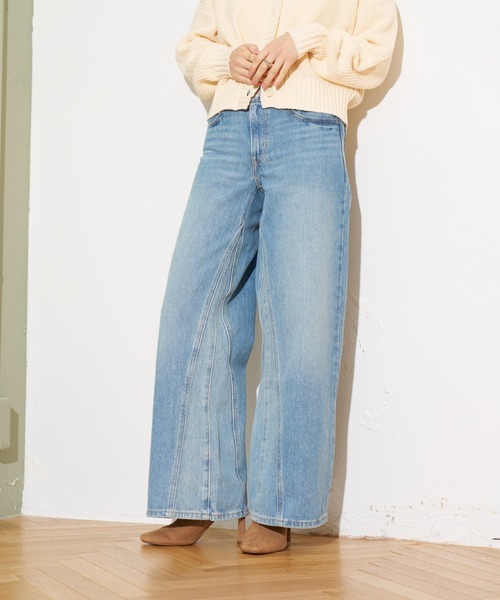 Levi's（リーバイス）の「【WEB限定】Levi's/リーバイス 94 BAGGY WIDE LEG（デニムパンツ・レディース・ライトブルー/ブラック・28inch/24inch/25inch/26inch/27inch/23inch）」の21枚目の写真