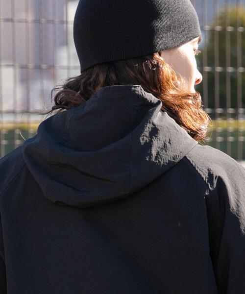 WEGO(ウィゴー)の「WEGO/ナイロンフードシェルブルゾン(ブルゾン・メンズ・ブラック/ダークグレー・MEDIUM/LARGE)」の8枚目の写真