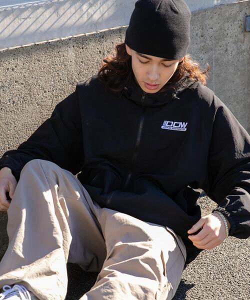 WEGO(ウィゴー)の「WEGO/ナイロンフードシェルブルゾン(ブルゾン・メンズ・ブラック/ダークグレー・MEDIUM/LARGE)」の12枚目の写真