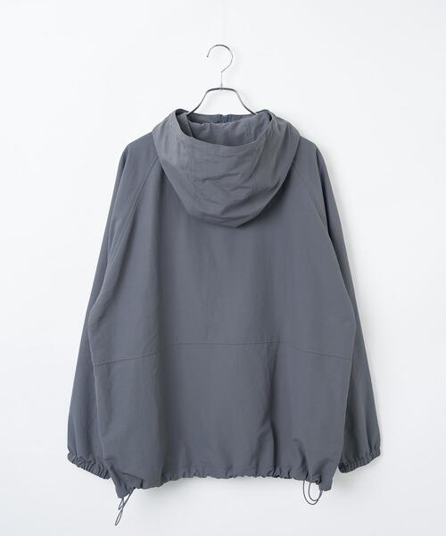 WEGO(ウィゴー)の「WEGO/ナイロンフードシェルブルゾン(ブルゾン・メンズ・ブラック/ダークグレー・MEDIUM/LARGE)」の22枚目の写真