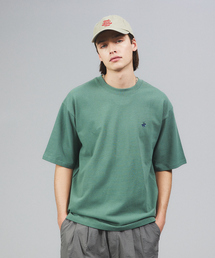 【BEVERLY HILLS POLO CLUB/ビバリーヒルズポロクラブ 】ロゴ ワンポイント刺繍 ビンテージ 鹿の子クルー半袖Tシャツ