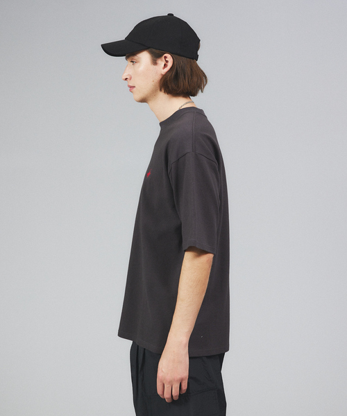 BEVERLY HILLS POLO CLUB（ビバリーヒルズポロクラブ）の「【BEVERLY HILLS POLO CLUB/ビバリーヒルズポロクラブ 】ロゴ ワンポイント刺繍 ビンテージ 鹿の子クルー半袖Tシャツ（Tシャツ/カットソー・メンズ・ネイビー/スミクロ/ライム/オフホワイト・M/L/XL）」の6枚目の写真