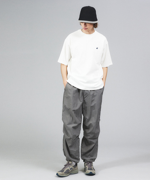 BEVERLY HILLS POLO CLUB（ビバリーヒルズポロクラブ）の「【BEVERLY HILLS POLO CLUB/ビバリーヒルズポロクラブ 】ロゴ ワンポイント刺繍 ビンテージ 鹿の子クルー半袖Tシャツ（Tシャツ/カットソー・メンズ・ネイビー/スミクロ/ライム/オフホワイト・M/L/XL）」の14枚目の写真