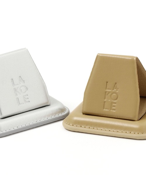 LAKOLE（ラコレ）の「スマホスタンド&ポケット / 102389（スマホグッズ・レディース・カーキ/ネイビー/ベージュ/その他1/ブラック・FREE）」の10枚目の写真