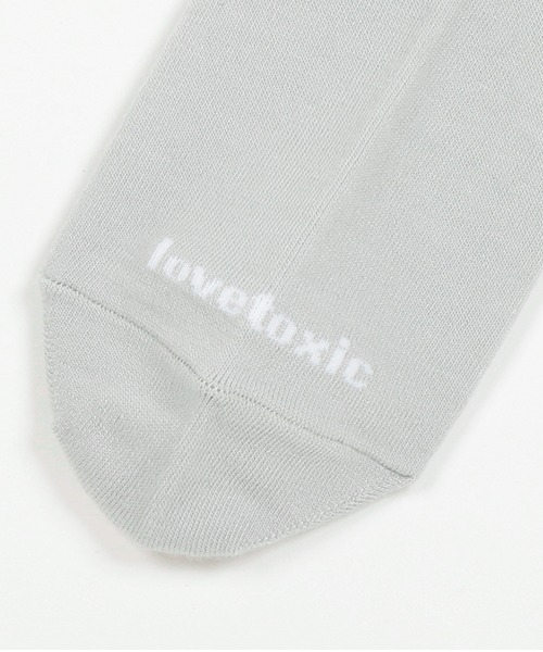 LOVETOXIC(ラブトキシック)の「ラインニーハイソックス(ソックス/靴下・キッズ・グレー/ブラック/ネイビー・23-25cm/20-22cm)」の7枚目の写真