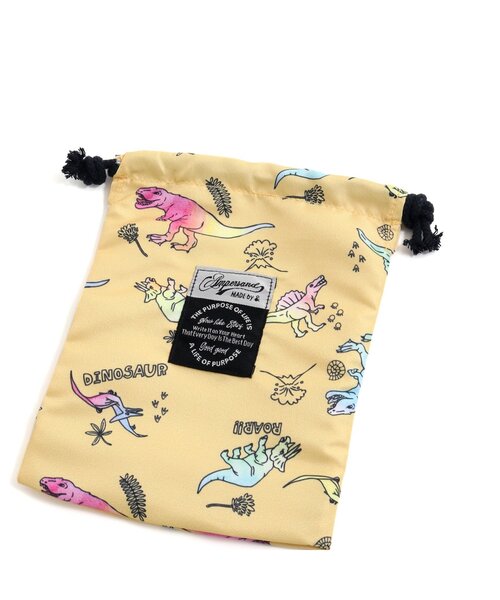 Ampersand（アンパサンド）の「巾着3個セット（ポーチ・キッズ・アイボリー/ラベンダー/オレンジ/イエロー/ターコイズブルー・FREE）」の21枚目の写真