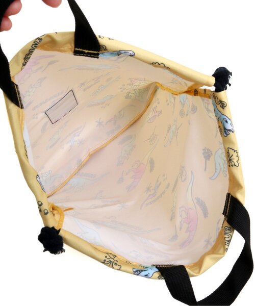 Ampersand（アンパサンド）の「巾着3個セット（ポーチ・キッズ・アイボリー/ラベンダー/オレンジ/イエロー/ターコイズブルー・FREE）」の10枚目の写真