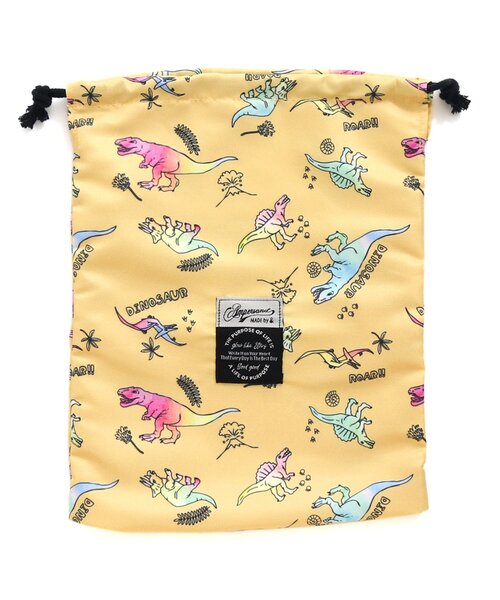 Ampersand（アンパサンド）の「巾着3個セット（ポーチ・キッズ・アイボリー/ラベンダー/オレンジ/イエロー/ターコイズブルー・FREE）」の7枚目の写真