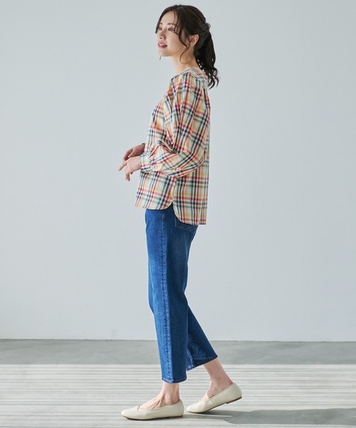 Arnold Palmer（アーノルドパーマー）の「ボリュームスリーブ ブラウス（シャツ/ブラウス・レディース・ホワイト/ブラック/ベージュ・L/M/S）」の20枚目の写真