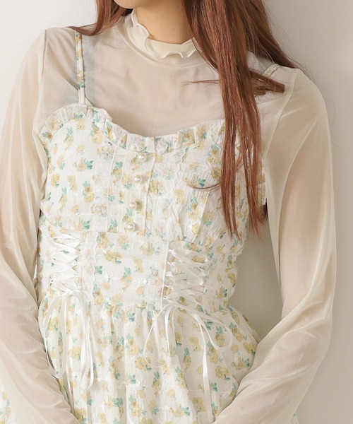Flower Camisole Dress / 花柄キャミワンピース（ワンピース）｜Chick