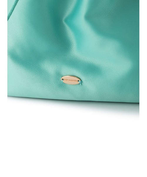 LILY BROWN（リリーブラウン）の「【LILY BROWN Lingerie】サテンギャザーバケットバッグ（ショルダーバッグ・レディース・ブラック/ピンク/ターコイズブルー/アイボリー・FREE）」の12枚目の写真