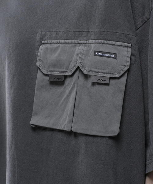 MANASTASH(マナスタッシュ)の「MANASTASH/マナスタッシュ/DISARMED TEE '24/ディザームドTシャツ(Tシャツ/カットソー・メンズ・ブラック/グリーン系その他3/ホワイト/レッド・M/L/XL/S)」の11枚目の写真