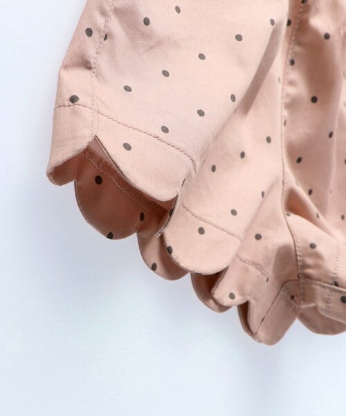 BRANSHES（ブランシェス）の「【コットンキャンディ】裾スカラップショートパンツ（その他パンツ・キッズ・ネイビー/カラフル/ピンク/ブラック/ピンクベージュ/ブルー・110/130/90/100/140/150/120）」の19枚目の写真