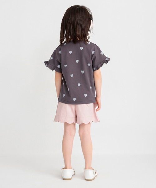 BRANSHES（ブランシェス）の「【コットンキャンディ】裾スカラップショートパンツ（その他パンツ・キッズ・ネイビー/カラフル/ピンク/ブラック/ピンクベージュ/ブルー・110/130/90/100/140/150/120）」の11枚目の写真