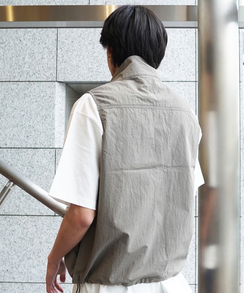 【セール】【ムラサキスポーツ別注】THRASHER/スラッシャー ベスト スタンドカラー ワイドシルエット THM-24SPJKT02（ベスト）｜THRASHER（スラッシャー）