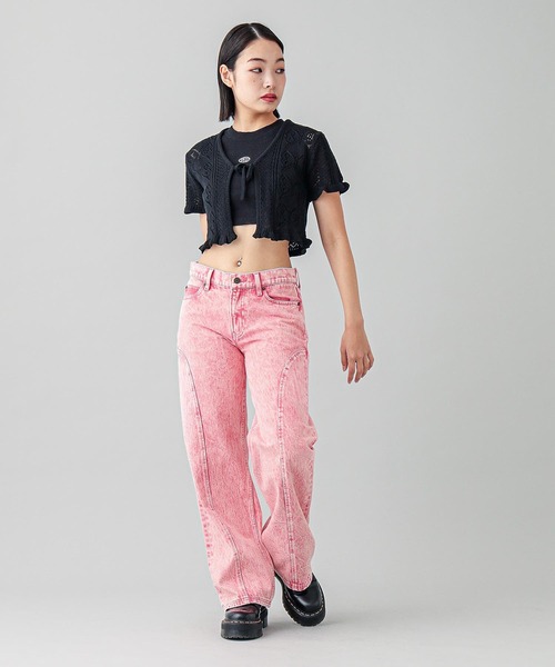 X-girl（エックスガール）の「OVAL LOGO TANK TOP（タンクトップ・レディース・マルチ/ブラック/ホワイト/ブラウン・S/M）」の8枚目の写真