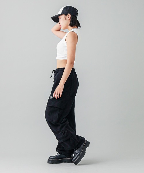 X-girl（エックスガール）の「OVAL LOGO TANK TOP（タンクトップ