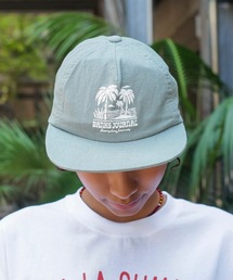 CAP/BANKS(バンクス)サーフグラフィックフラットバイザーツイルキャップ