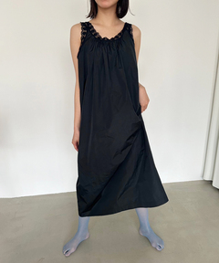 セール】GANNI/ガニー Duchesse Nylon Strap Dress / W0030