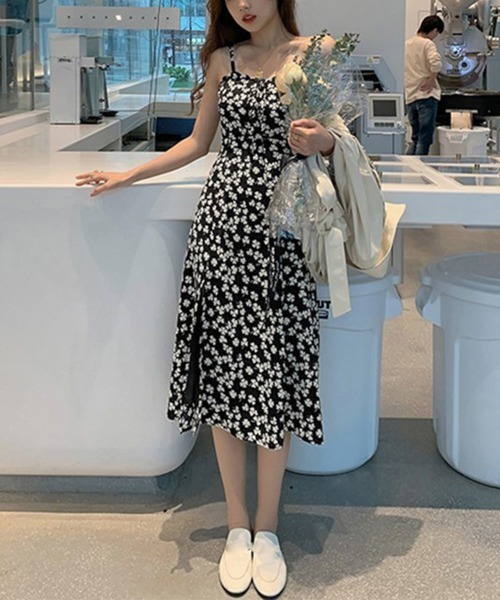 Miniministore（ミニミニストア）の「韓国キャミワンピース レディース 春秋夏（ワンピース・レディース・ブラック・FREE）」の7枚目の写真