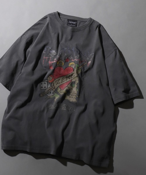 Ed Hardy(エドハーディー)の「Ed Hardy/エド・ハーディー ピグメント加工 ヴィンテージライク ロックプリント 半袖Tシャツ(Tシャツ/カットソー・メンズ・ブラック/グレー系その他/ブラック系その他2/ブラック系その他/ブラック系その他3/グレー系その他5/チャコール/グレー系その他2/グレー系その他3/グレー系その他4/グレー系/グレー系その他6/ブラック系その他5/グレー系その他7/ブラック系その他6/ブラック系その他4・M/L)」の9枚目の写真
