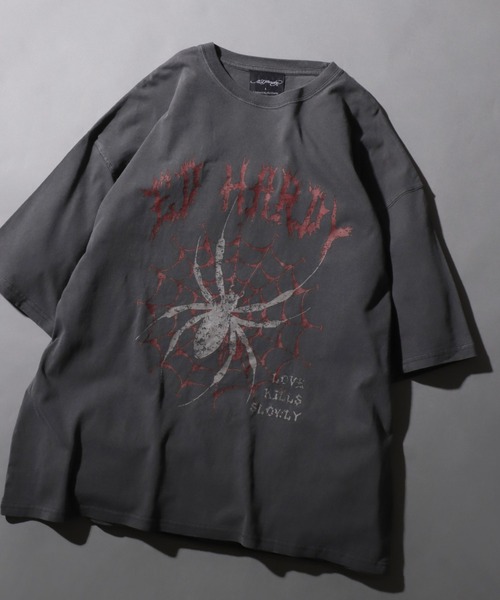 Ed Hardy(エドハーディー)の「Ed Hardy/エド・ハーディー ピグメント加工 ヴィンテージライク ロックプリント 半袖Tシャツ(Tシャツ/カットソー・メンズ・ブラック/グレー系その他/ブラック系その他2/ブラック系その他/ブラック系その他3/グレー系その他5/チャコール/グレー系その他2/グレー系その他3/グレー系その他4/グレー系/グレー系その他6/ブラック系その他5/グレー系その他7/ブラック系その他6/ブラック系その他4・M/L)」の13枚目の写真
