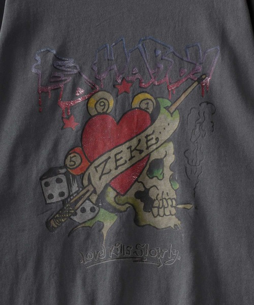 Ed Hardy(エドハーディー)の「Ed Hardy/エド・ハーディー ピグメント加工 ヴィンテージライク ロックプリント 半袖Tシャツ(Tシャツ/カットソー・メンズ・ブラック/グレー系その他/ブラック系その他2/ブラック系その他/ブラック系その他3/グレー系その他5/チャコール/グレー系その他2/グレー系その他3/グレー系その他4/グレー系/グレー系その他6/ブラック系その他5/グレー系その他7/ブラック系その他6/ブラック系その他4・M/L)」の19枚目の写真